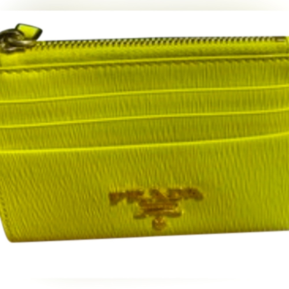 Prada Leather Card Holder